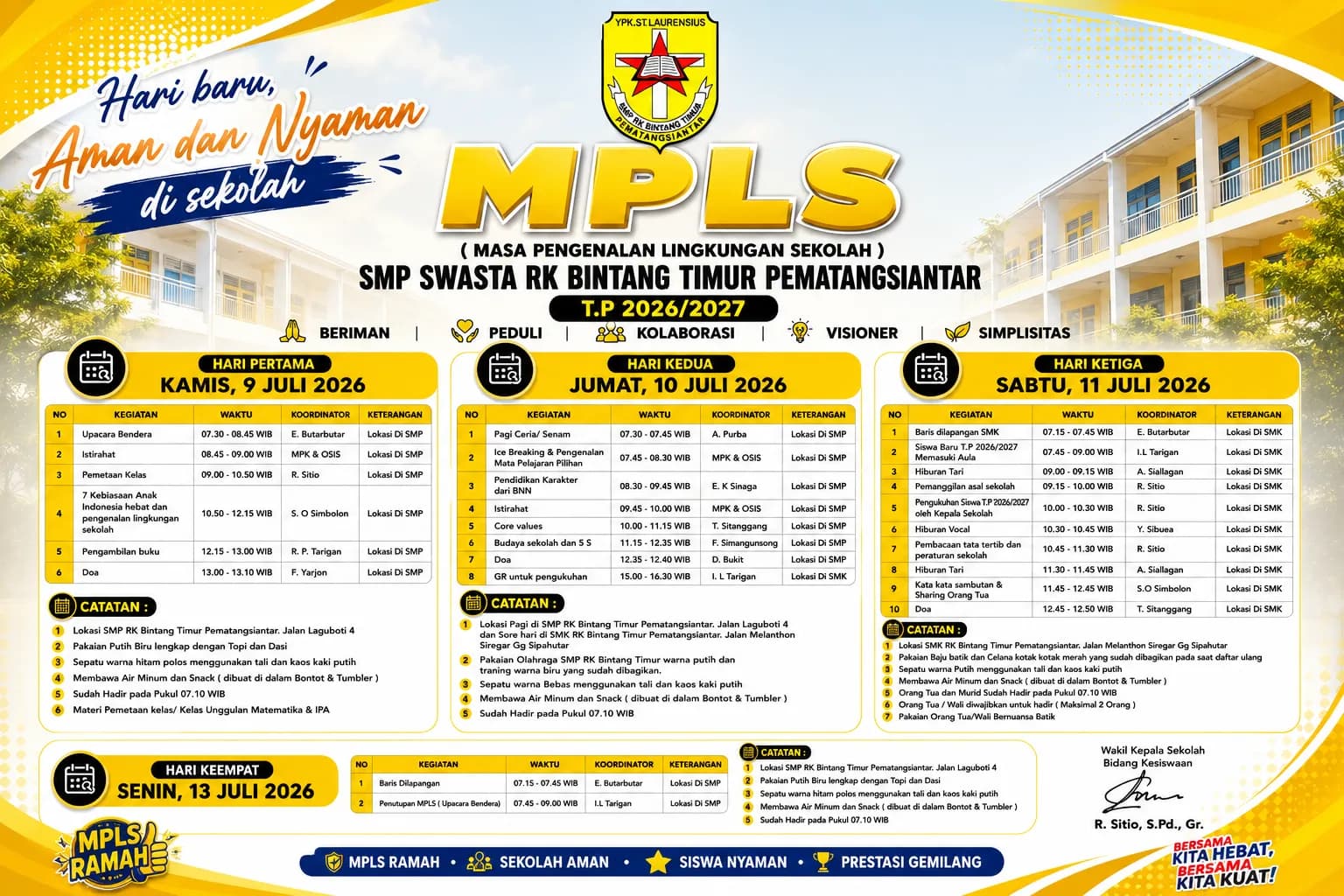 MPLS 2026 SMP Swasta RK Bintang Timur Pematangsiantar