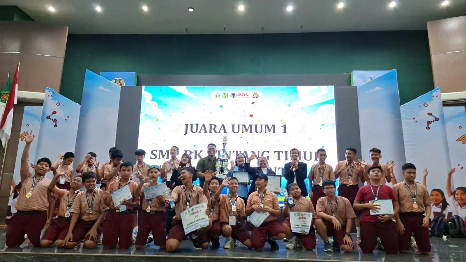 Juara Umum Olimpiade Sains Hardiknas Tingkat Provinsi Sumatera Utara 2