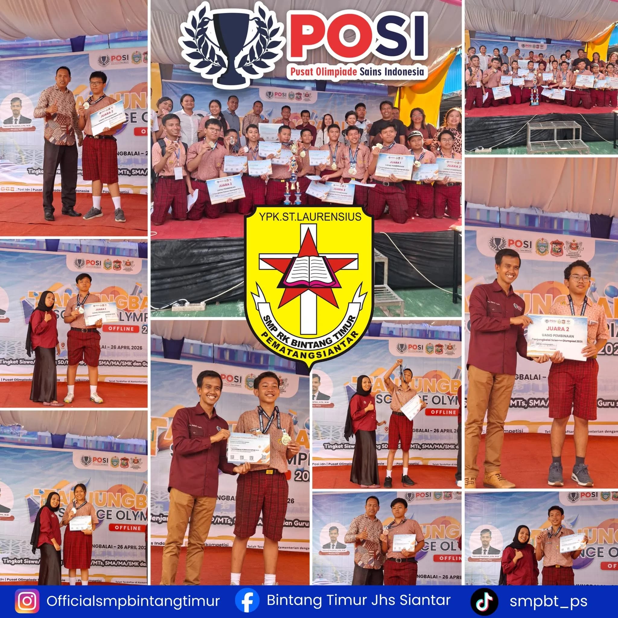 Juara Umum I pada Tanjung Balai Science Olympiad 2026 2