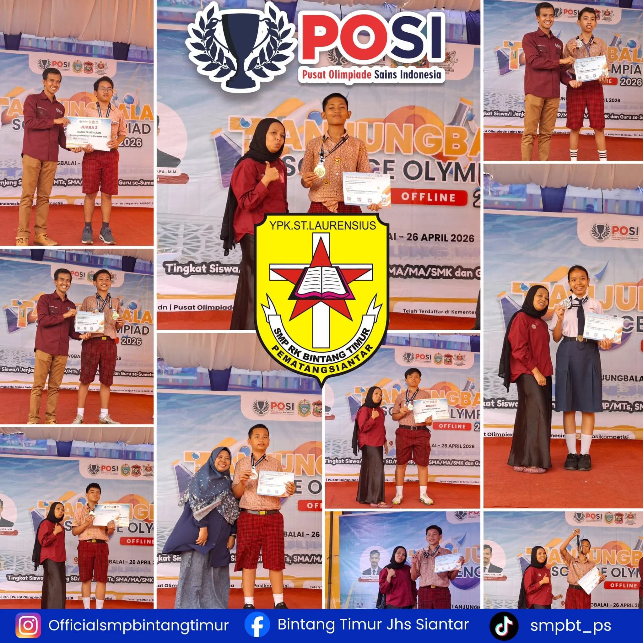 Juara Umum I pada Tanjung Balai Science Olympiad 2026 3