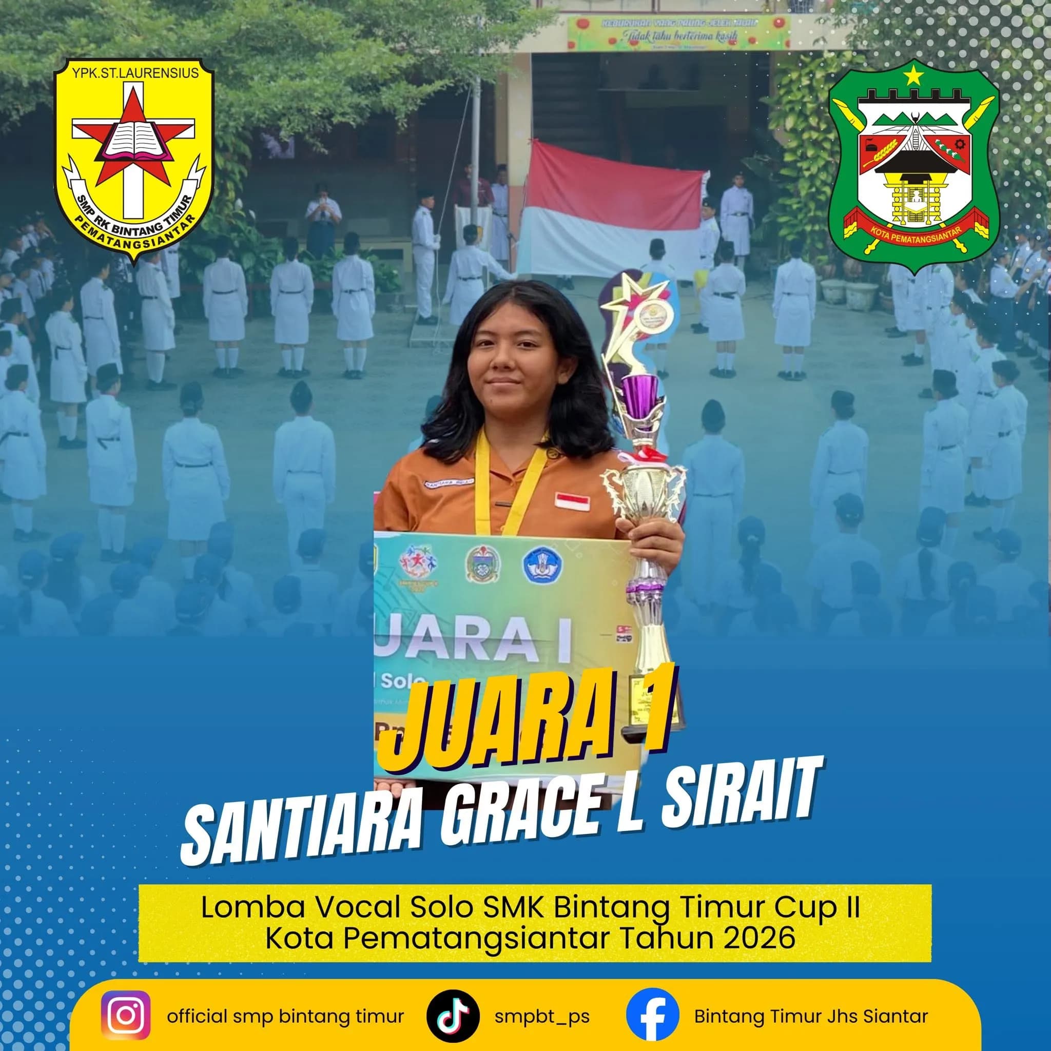 SMP RK Bintang Timur Pematangsiantar Raih Berbagai Prestasi pada SMK Bintang Timur Cup 3 3