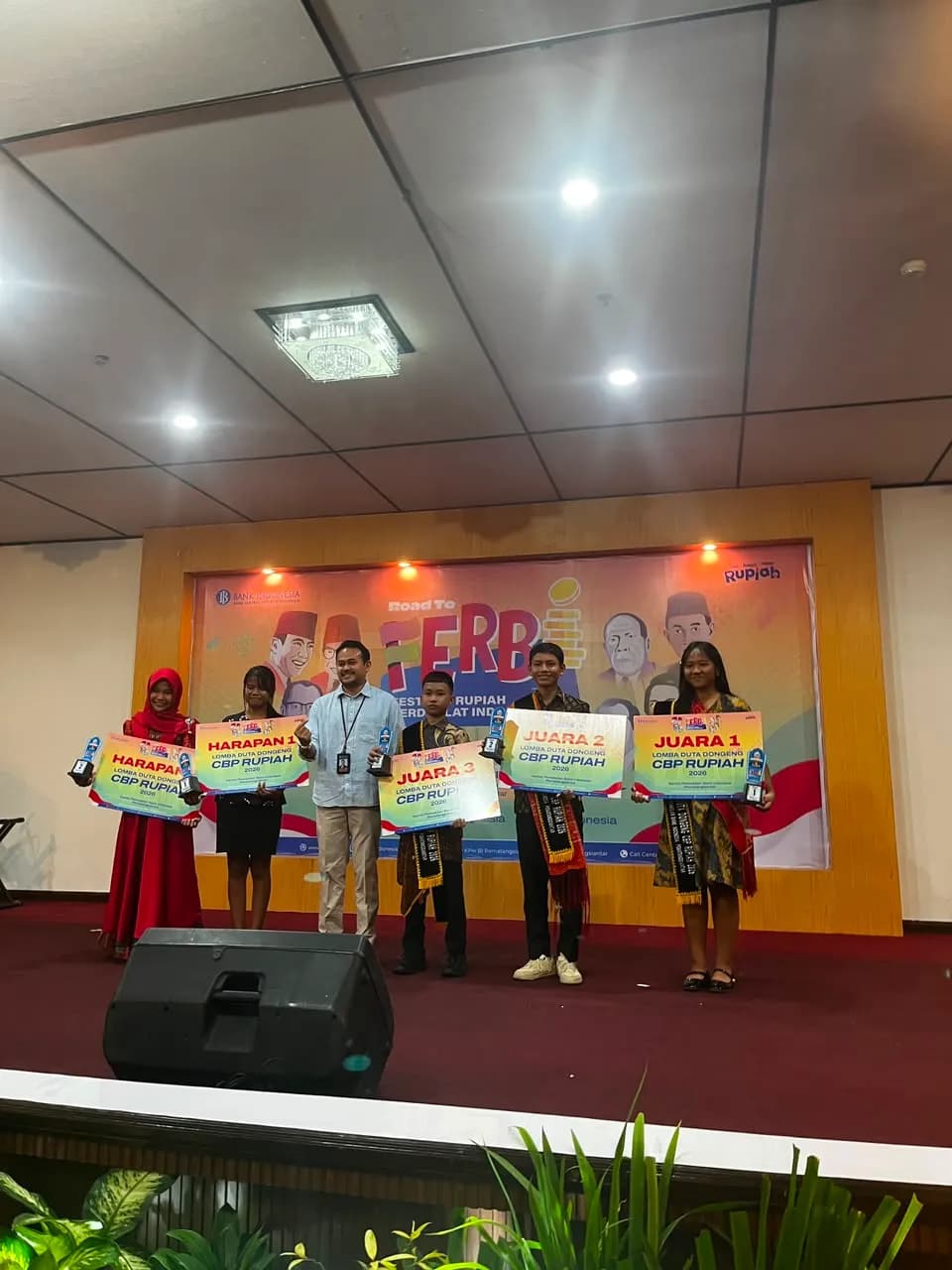 Juara 1 Duta Dongeng Road to Festival Rupiah Berdaulat Indonesia (FEBRI) 2026 2