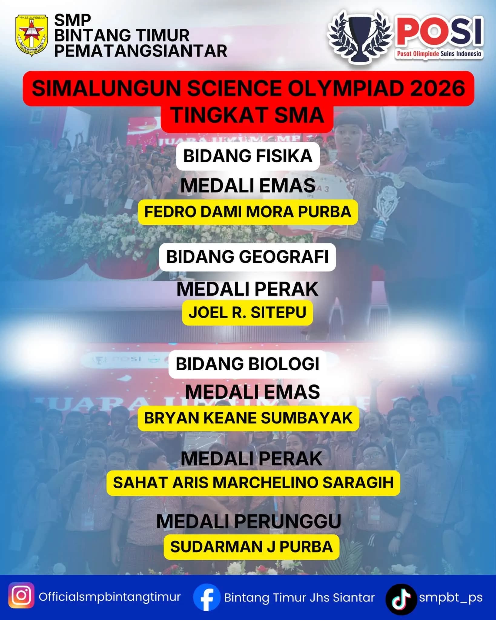 12 Medali di SSO 2026 Tingkat SMA, Siswa Bintang Timur Tunjukkan Semangat Kompetitif 3