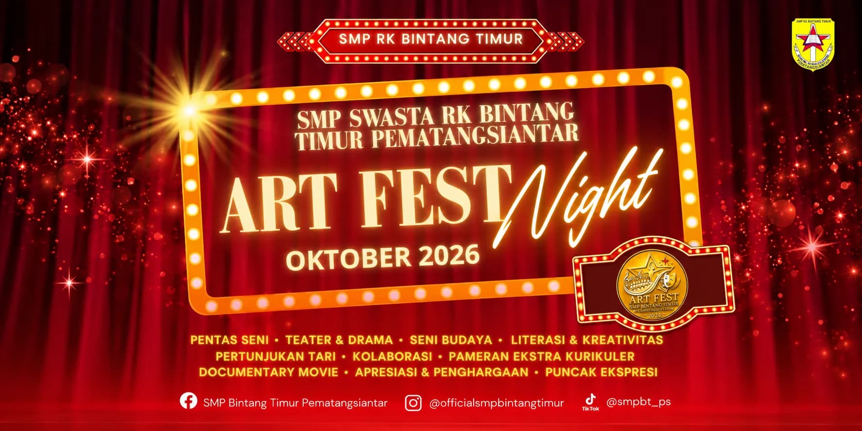 Art Fest 2026: Saat Talenta dan Kreativitas Bintang Timur Bersinar di Atas Panggung