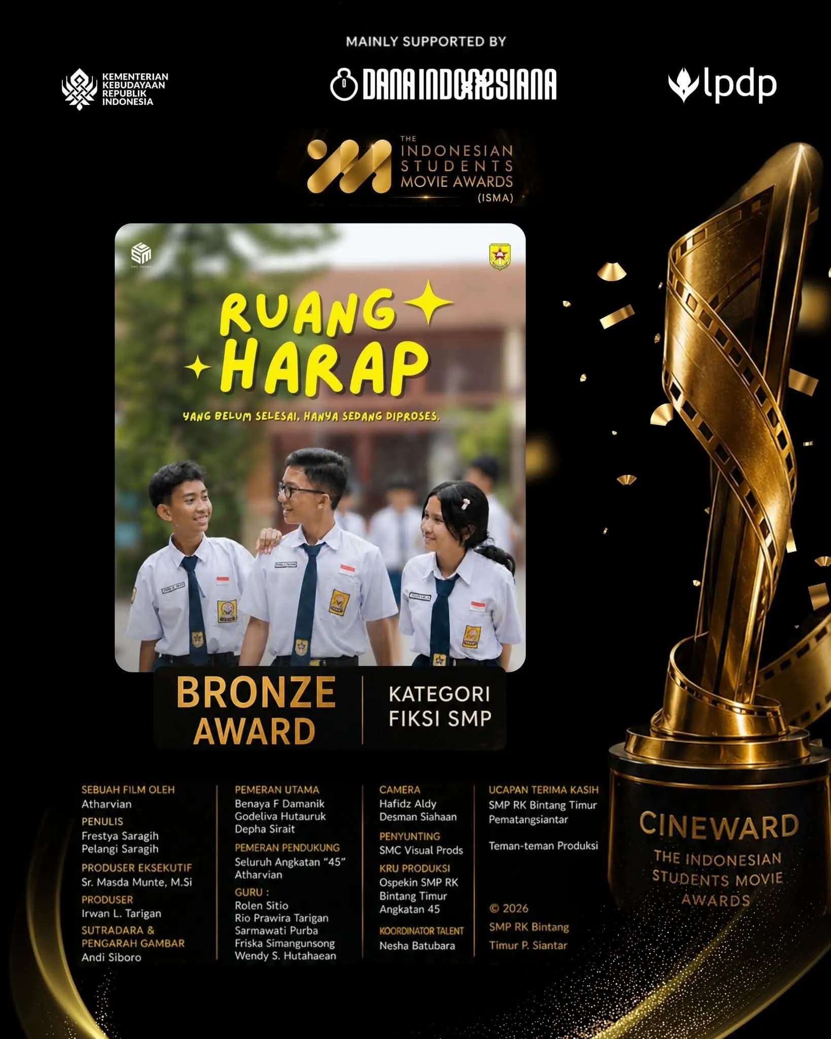 Indonesian Students Movie Awards (ISMA) 2026: 2